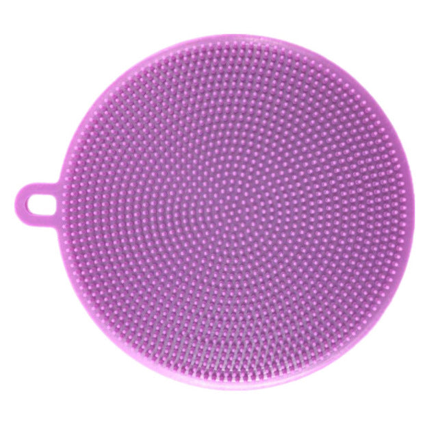 purple dish sponge
