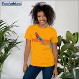 Unisex Pura Vida Parrot T-Shirt | BeachPoolShop