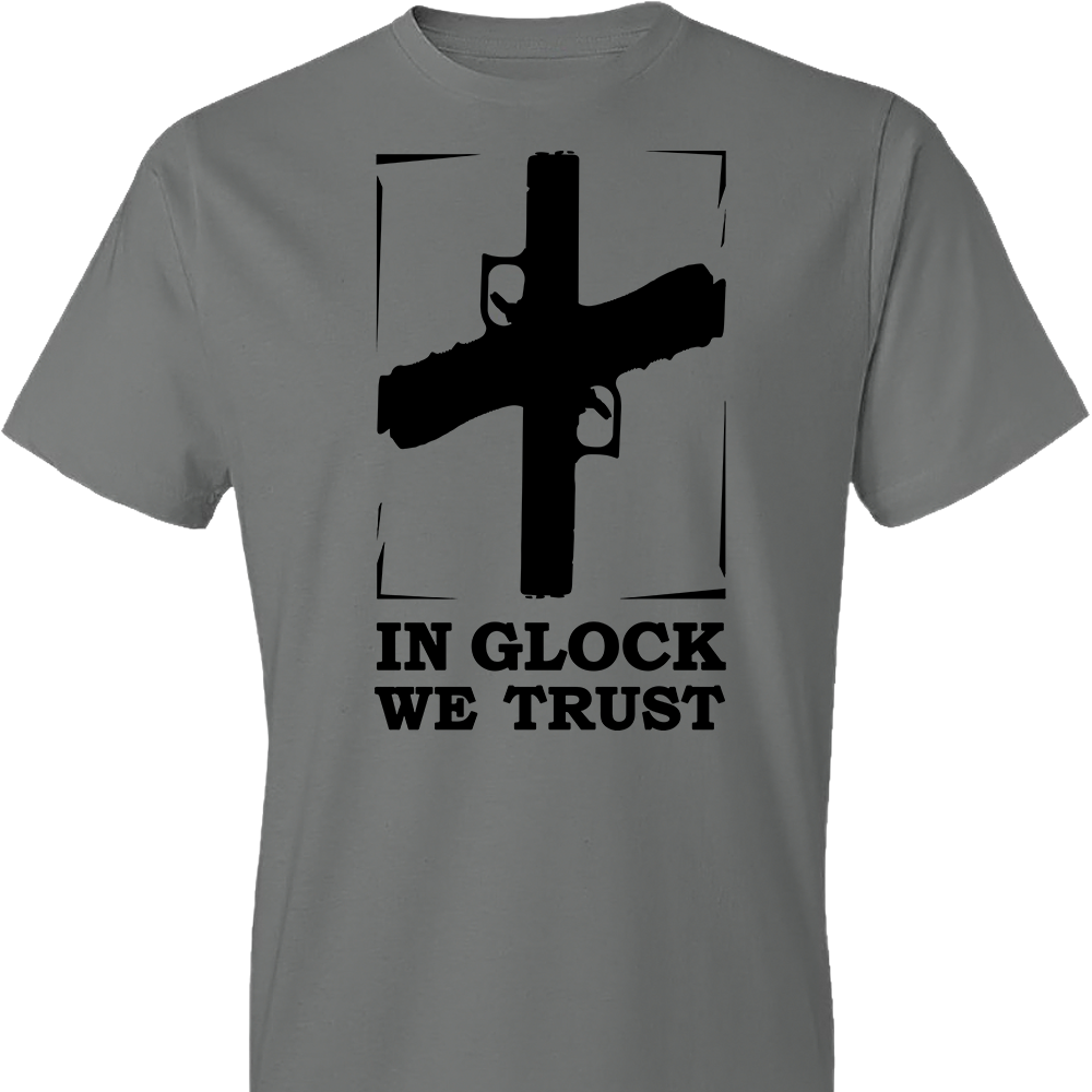 In Glock We Trust Men's T-Shirt – TheGunCity.com