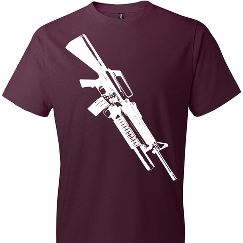 M16A2 Rifles with M203 Grenade Launcher T-Shirt – TheGunCity.com