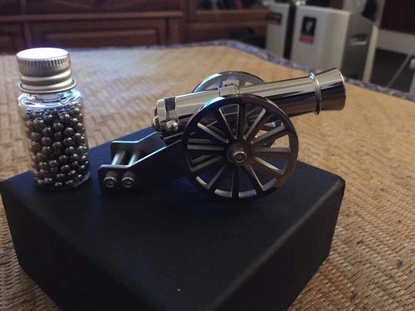 Mini Napoleon Cannon Metal Desktop Model Big Gun Artillery Kit For