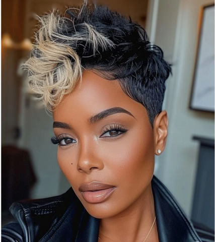 Mohawk Pixie cut lace wig