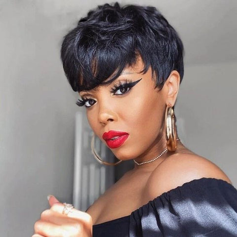 Classic Pixie cut wig for black women