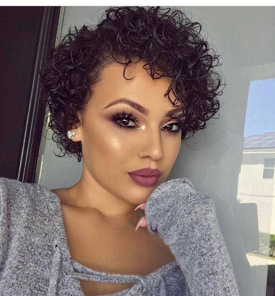 Natural Curl Pixie Cut Wig Virgin Human Hair Short Lace Wig Surpriseha Surprisehair