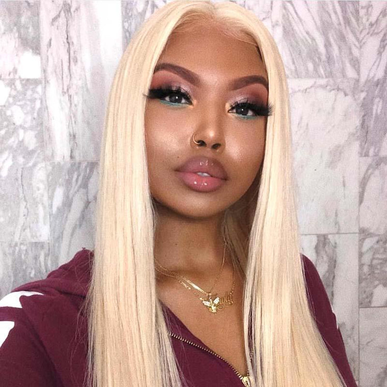 Cheap Dark Roots Blonde Hair Bundles Straight 4pc Deal Surprisehair