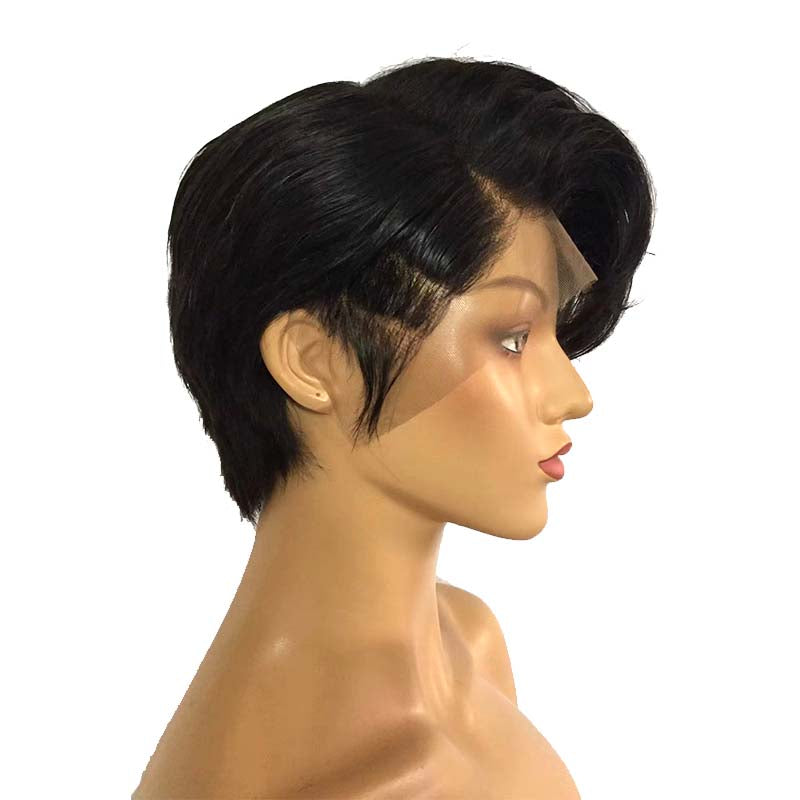 Quality Brazilian Hair Pixie Cut Wig Wave 13x4 For Black Women Surpris Surprisehair 5543