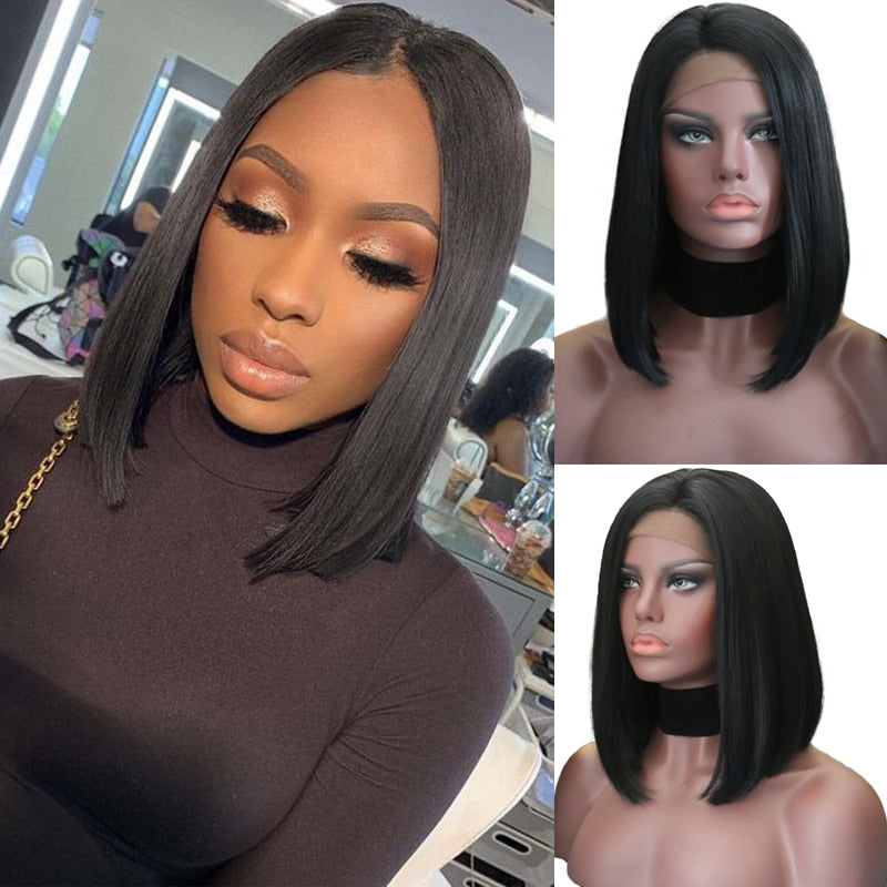 synthetic bob lace wigs