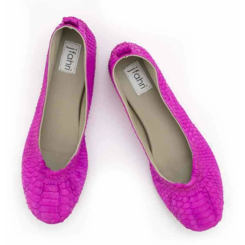 Jfahri Ballet Flats - Neon Pink 