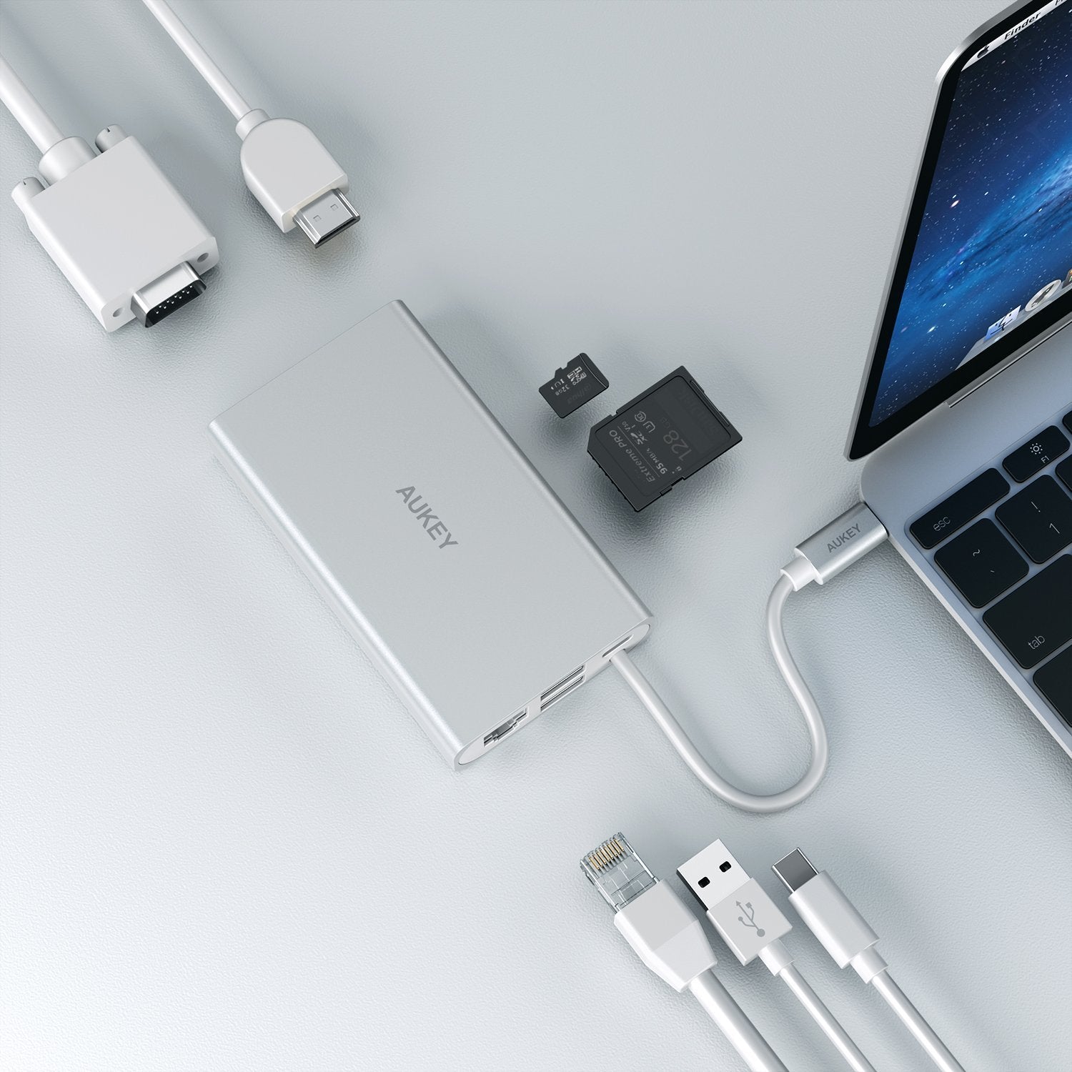 Usb c power delivery. Connecting USB-C 5 in 1.