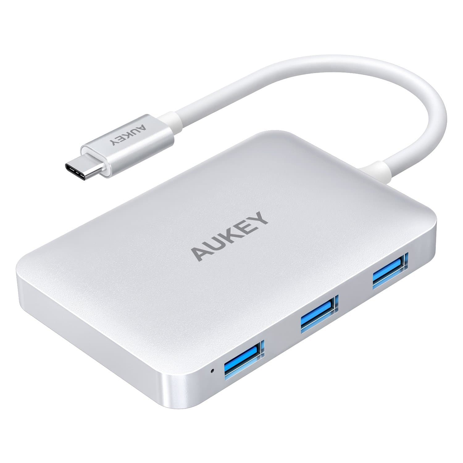 AUKEY CBC71 8 in 1 USB C Hub with Ethernet Port, 4K USB C to HDMI Black