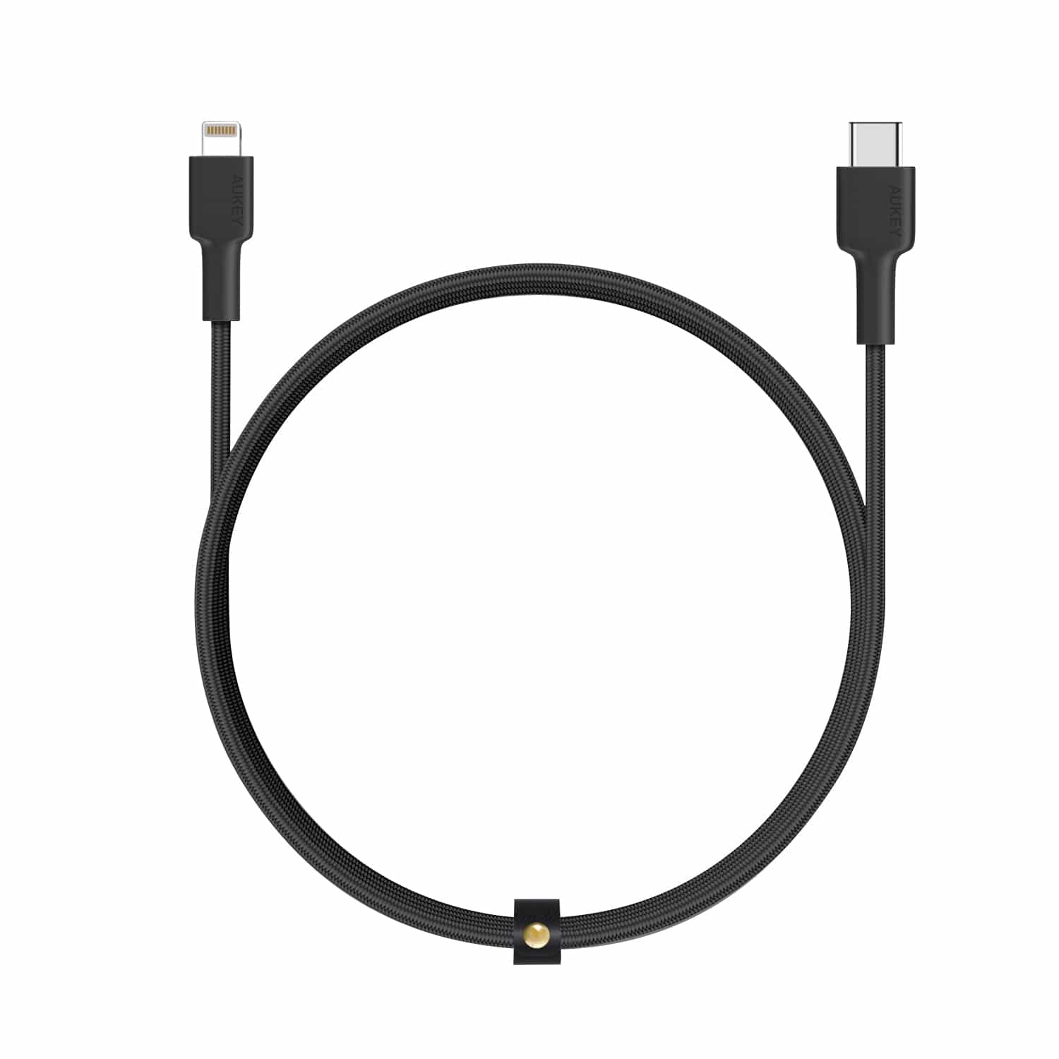 AUKEY Cable USB-A a USB-C Kevlar 2m Carga rápida 3.0 Negro - CB