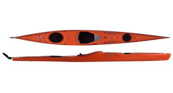 nortik scubi 1 kayak complete set orange/black at