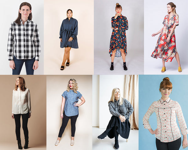 Sewing-pattern-inspiration-shirts-shirt-dresses