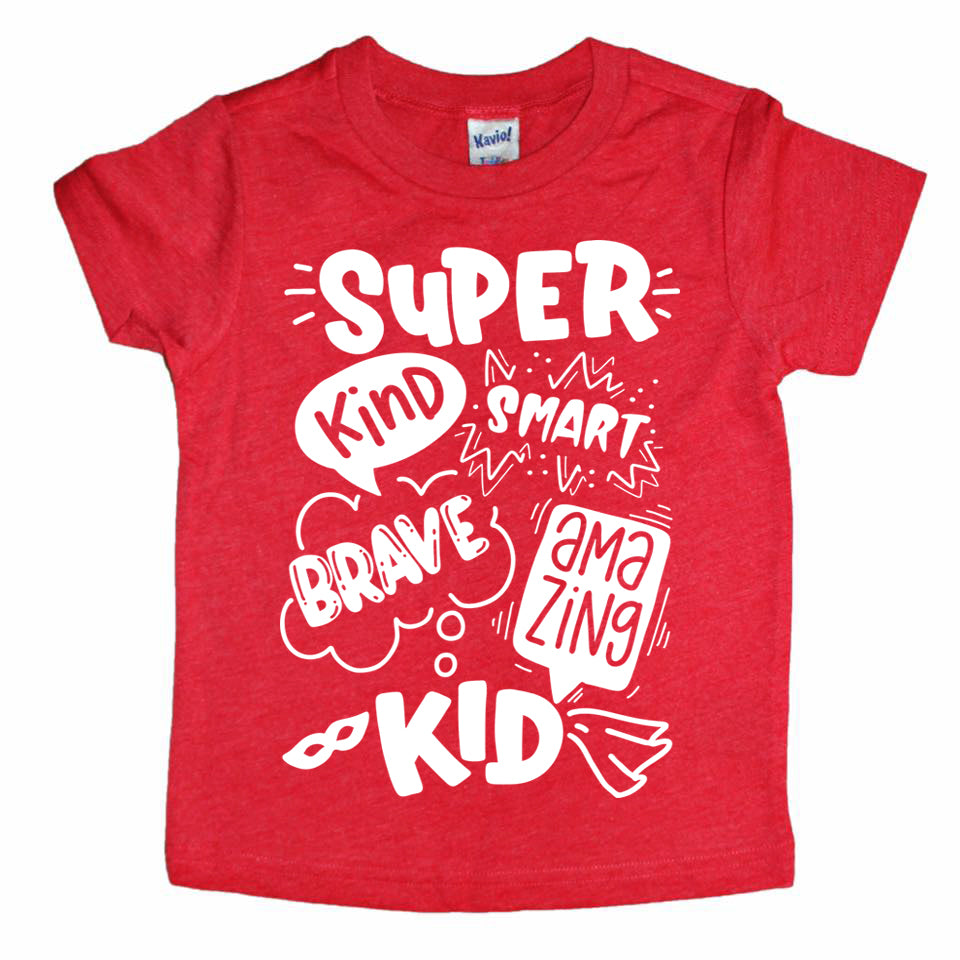 toddler girl superhero shirt