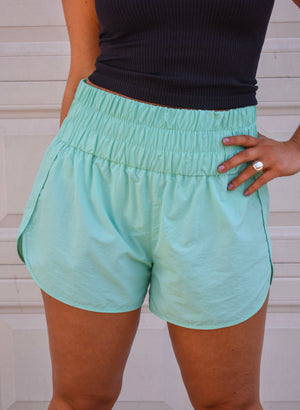 The Achieve More Shorts- Mint