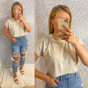 Weekend Cropped Tee