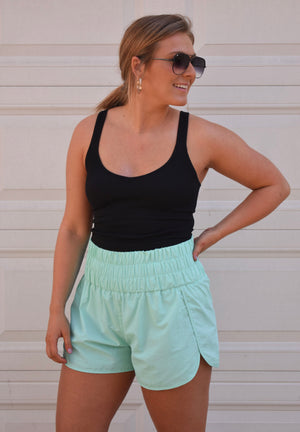 The Achieve More Shorts- Mint