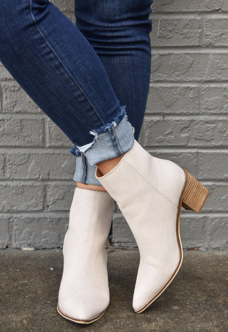 The Cindy Booties- Sand