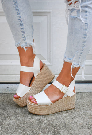 The Coco Wedges- White