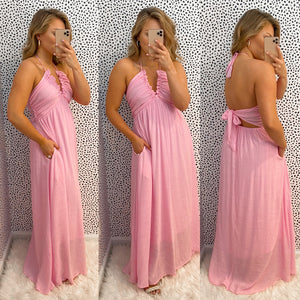 Out Of Office Maxi- Pink