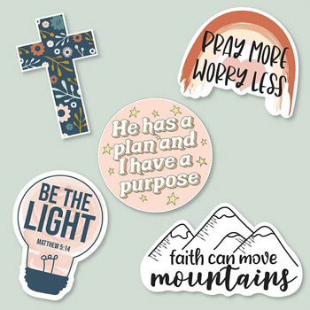 Christian-inspired sticker pack