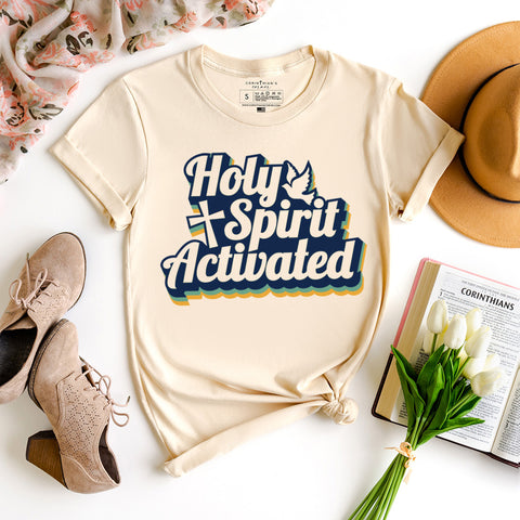 Holy spirit activated chant t-shirt