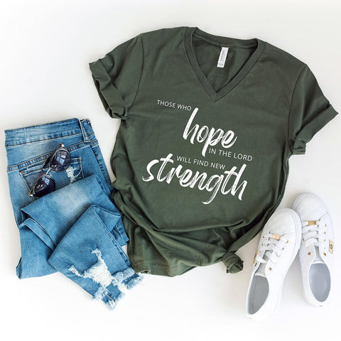Hope in the Lord Biblical t-shirt