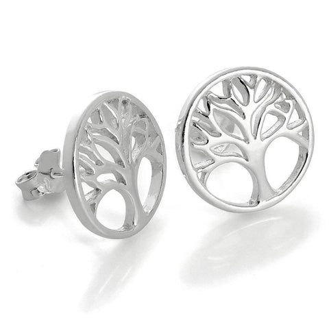  Earrings featuring a tree of life