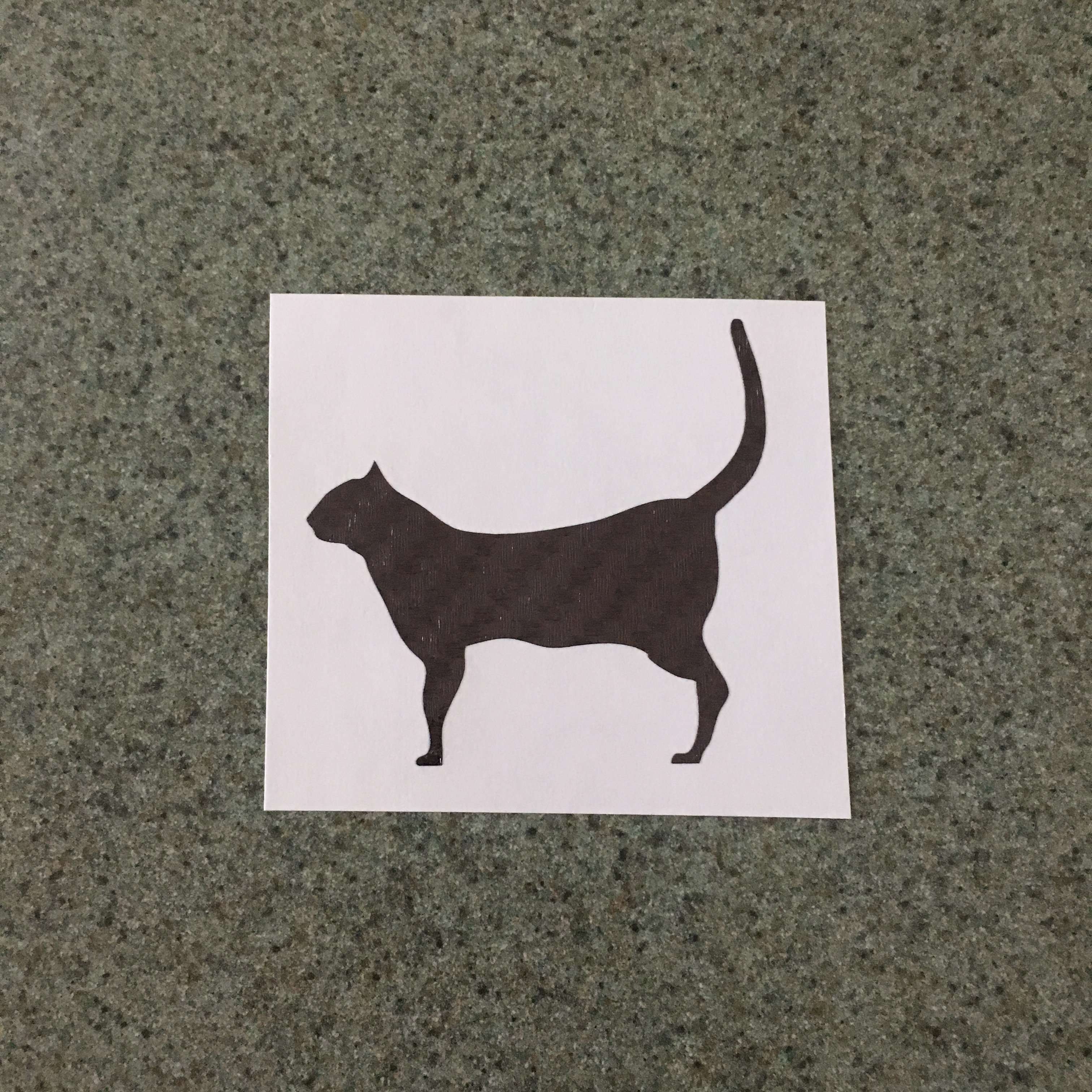 Cat Silhouette Sticker