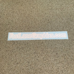 Fast Lane Graphix: FastLaneGraphixs.com Sticker,White, stickers, decals, vinyl, custom, car, love, automotive, cheap, cool, Graphics, decal, nice