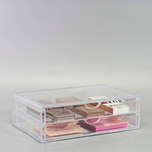 MUJI Acrylic Storage Large Case 2 Drawers