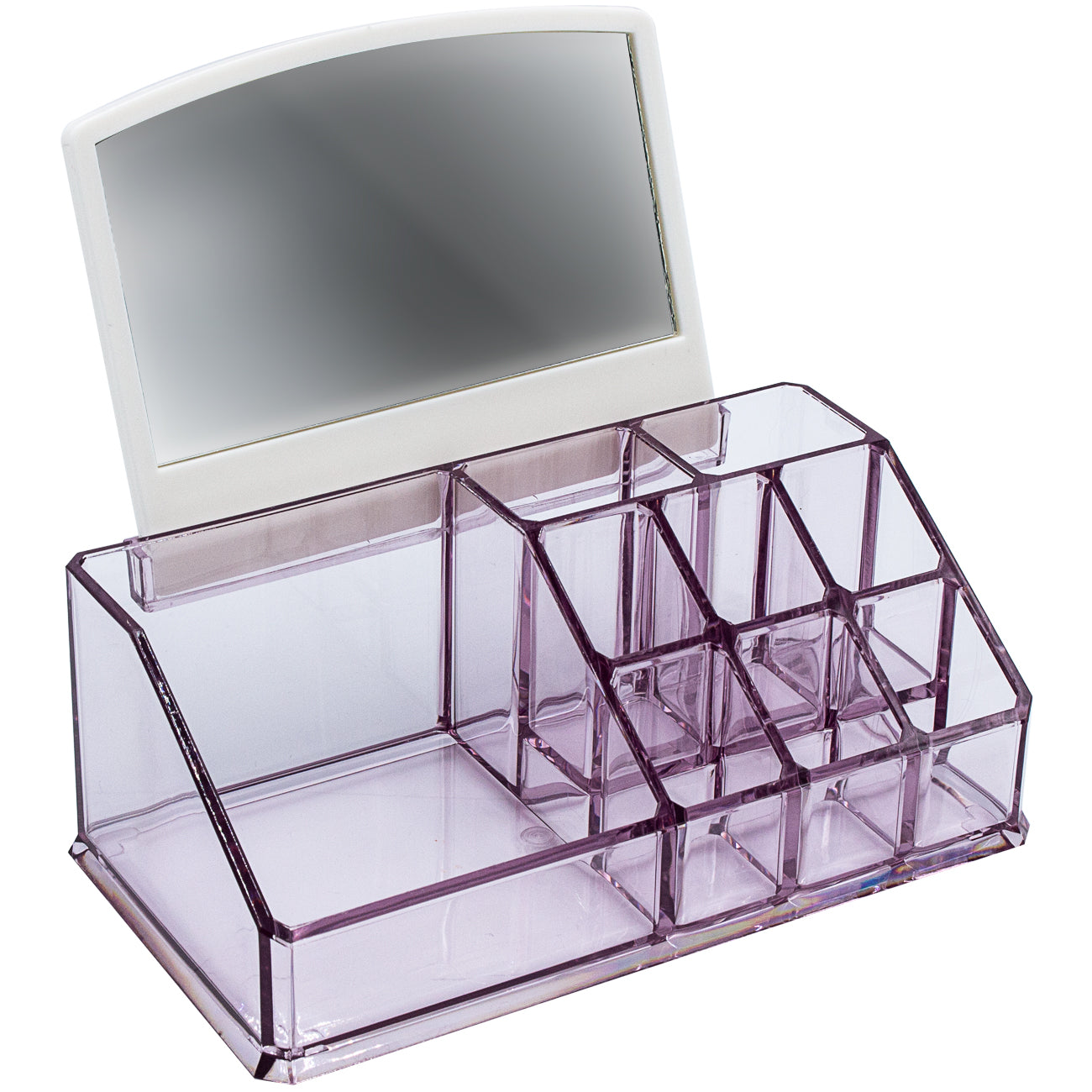 Purple Clear Makeup Organizer