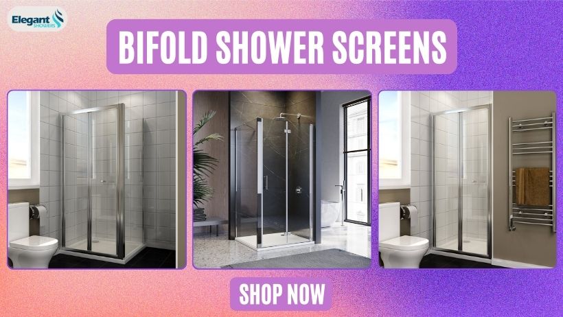 Bifold Shower Screens collection from Elegant showers