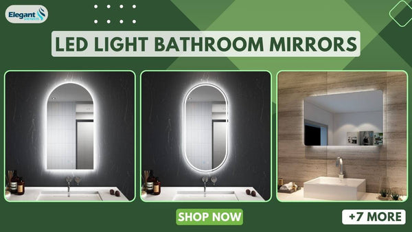 LED Light Bathroom Mirrors collection from Elegant Showers AU