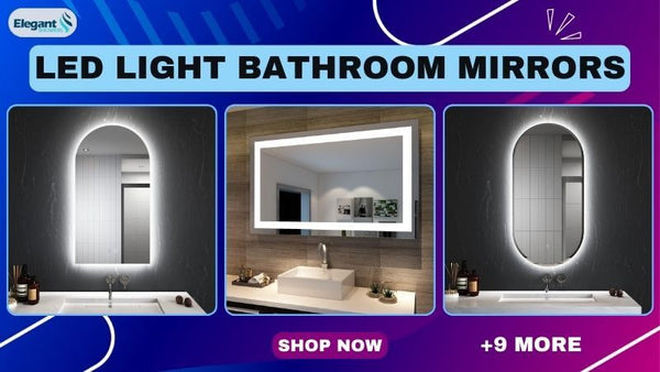 LED Light Bathroom Mirrors collection from Elegant showers AU