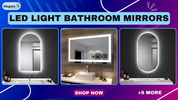 LED Light Bathroom Mirrors collection from Elegant showers AU