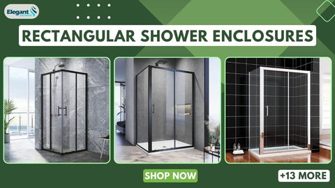 Rectangular shower Enclosures collection from ELEGANTSHOWERS