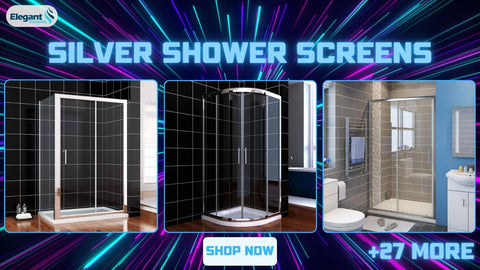 Silver Shower Screens collection from ELEGANTSHOWERS