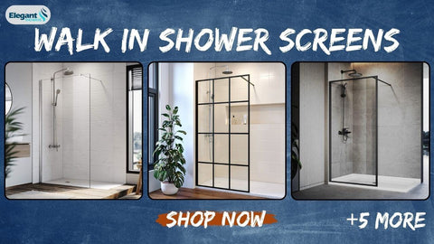 Walk In Shower Screens collection from ELEGANTSHOWERS