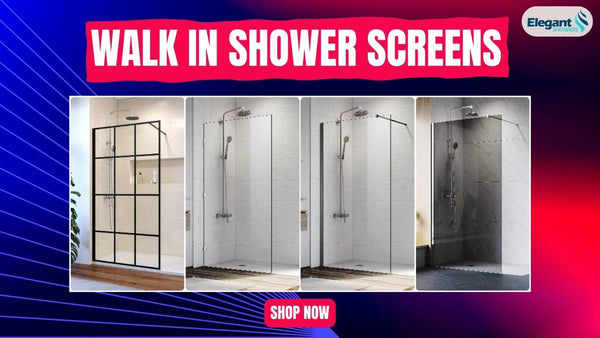 walk in shower screens collection from ELEGANTSHOWERS