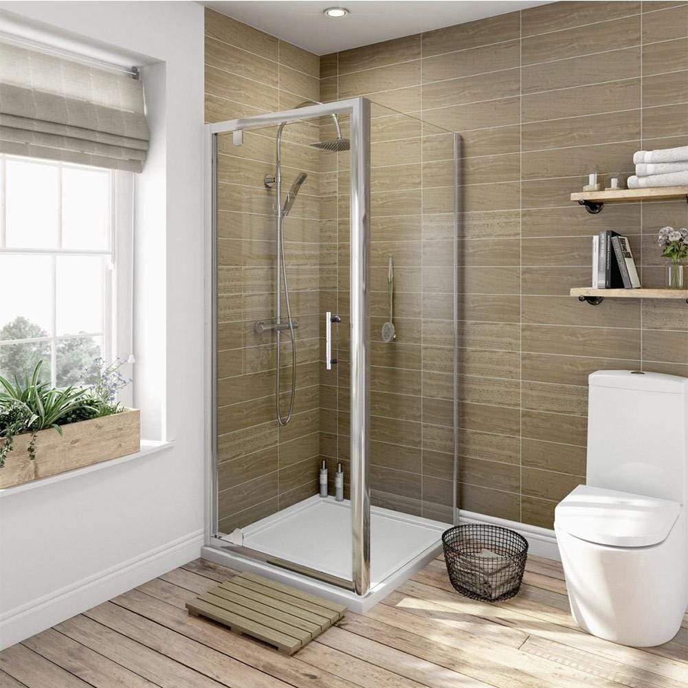 ELEGANT SHOWERS Framed Pivot Shower Screen - Elegant Showers AU product image