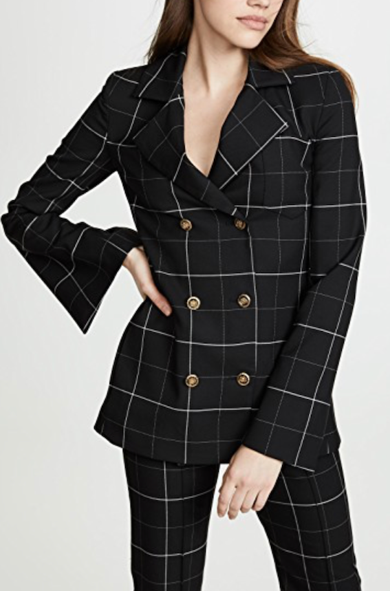 Genius Blazer in Black Check