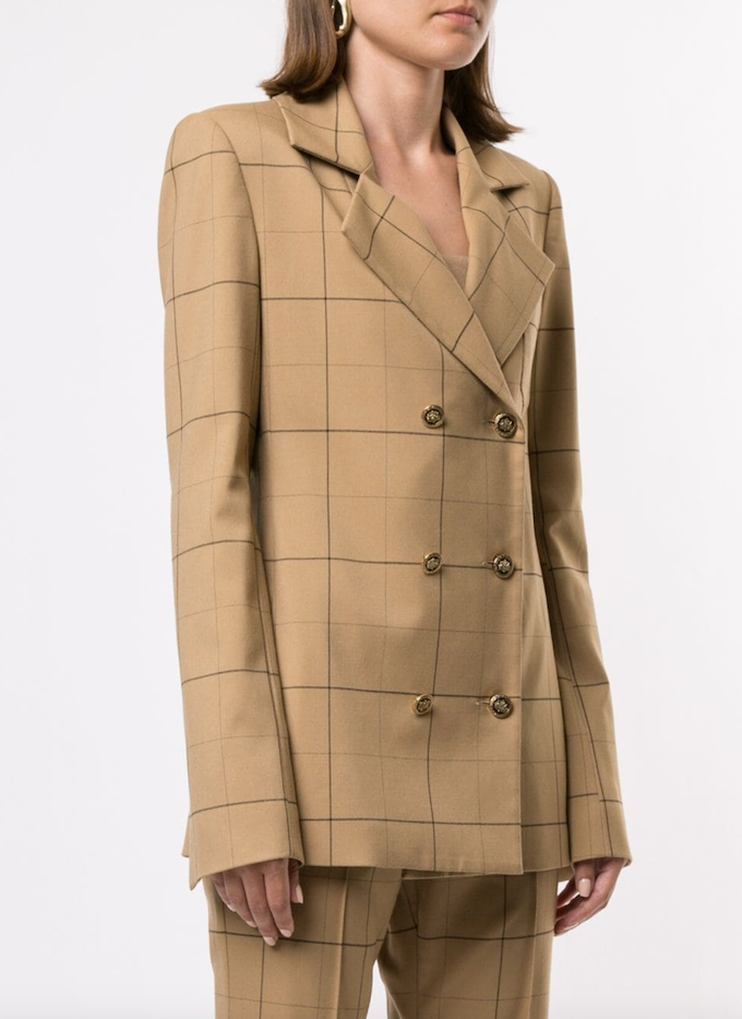 Genius Blazer in Camel Check