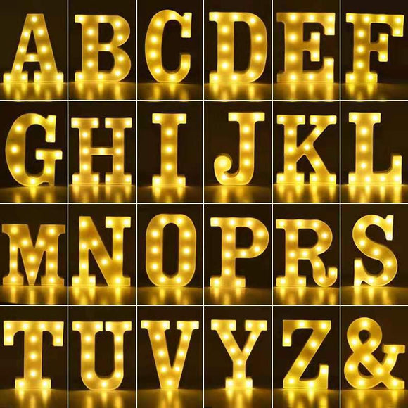 Letter Marquee Light – Tonger