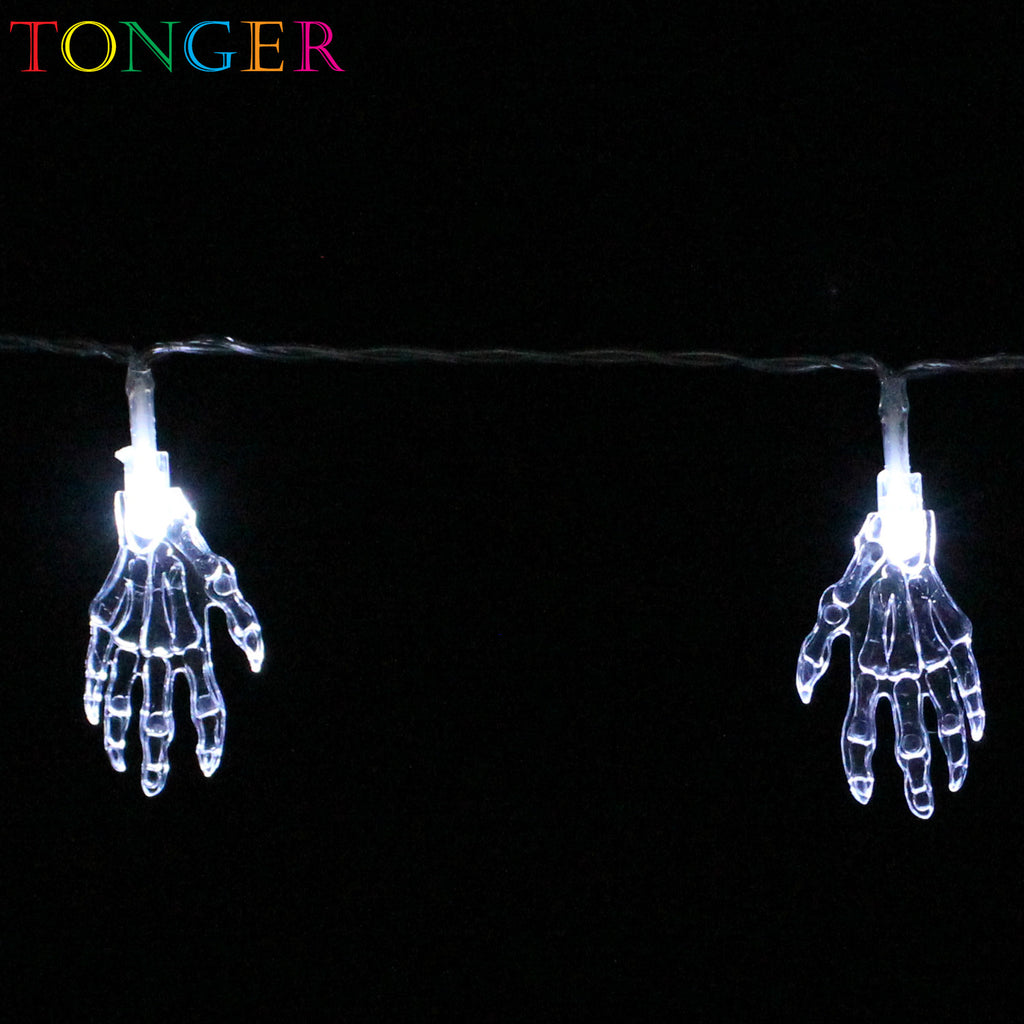 TONGER® Ghost hand Plastic String Lights – Tonger