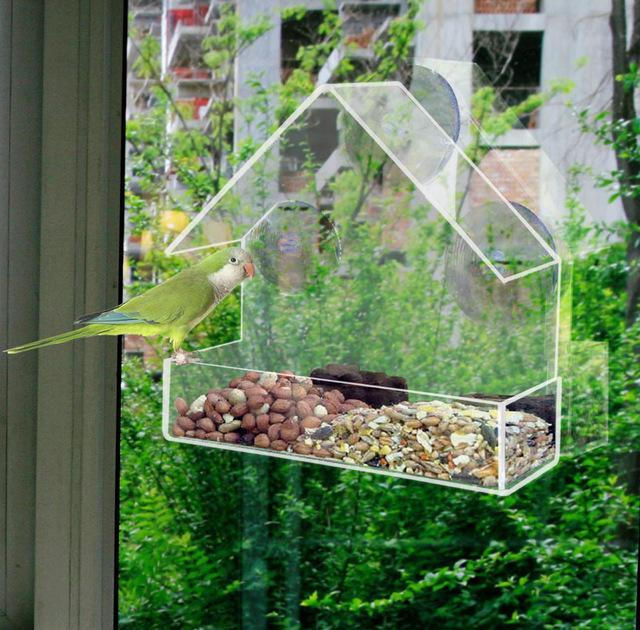 Inspire Uplift Bird Feeder Little House Clear Bird Feeder