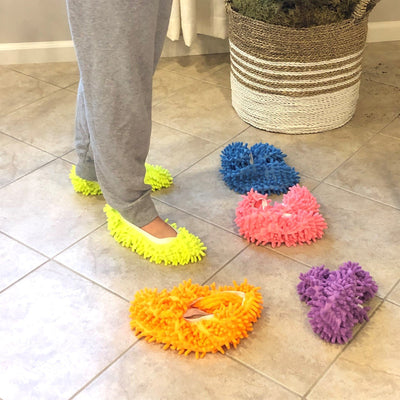 Inspire Uplift Lazy Slippers Green Lazy Mop Slippers