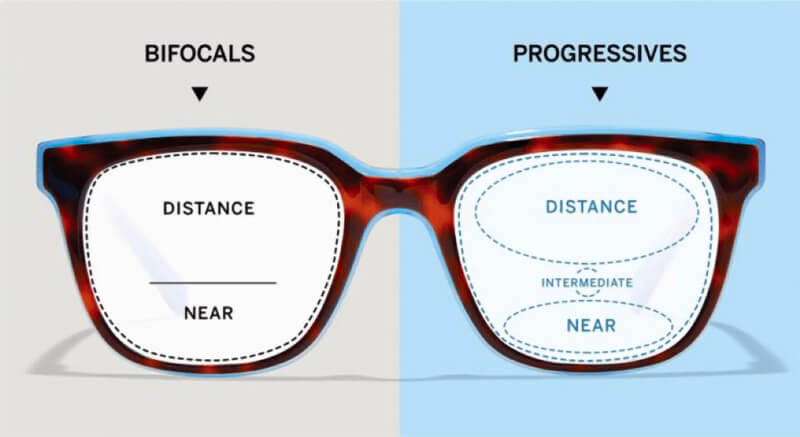 Syght Glass Progressive vs Bifocal