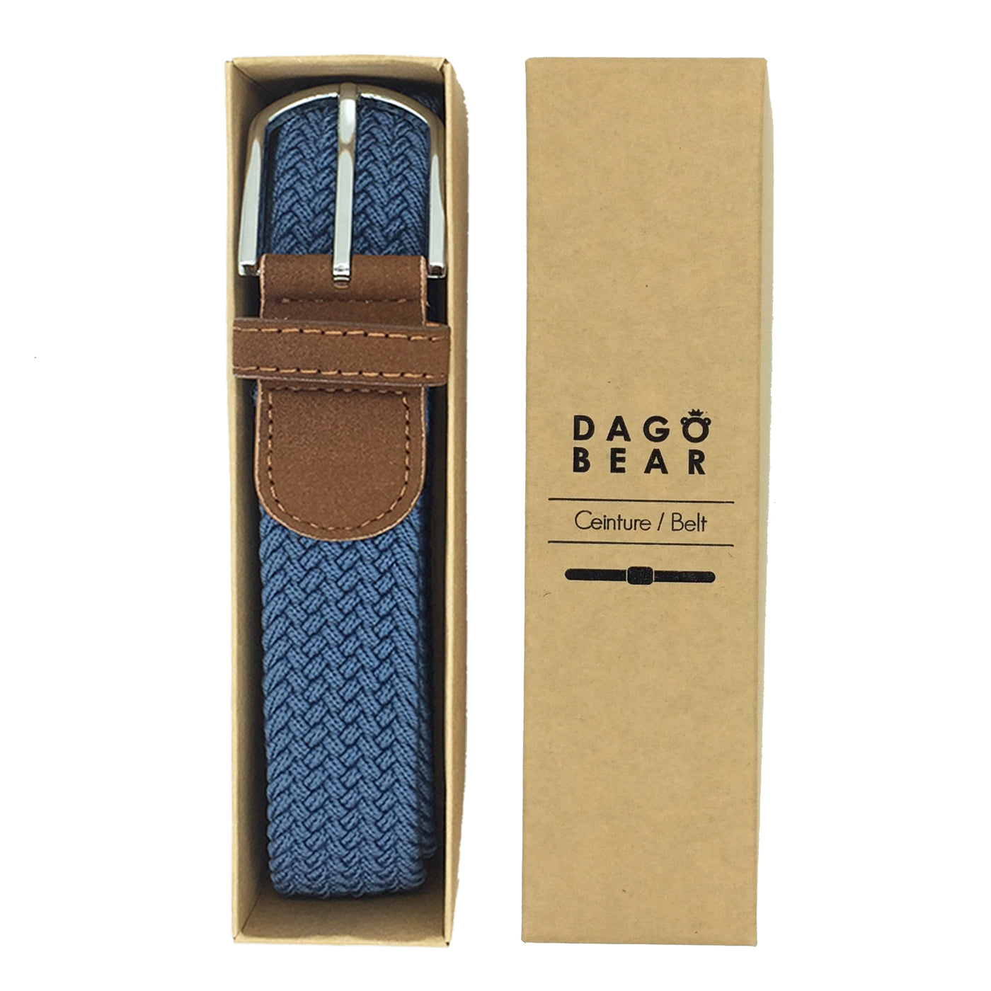 Ceinture Ã©lastique bleu - La Dago Bleue