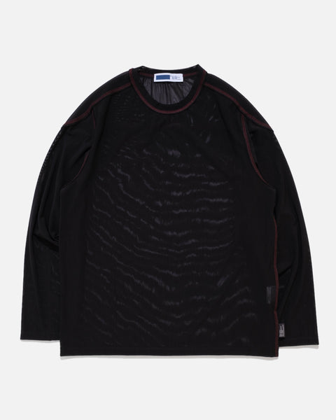 AFFXWRKS SS23 Boxed pullover in black mesh blues store www.bluesstore.co